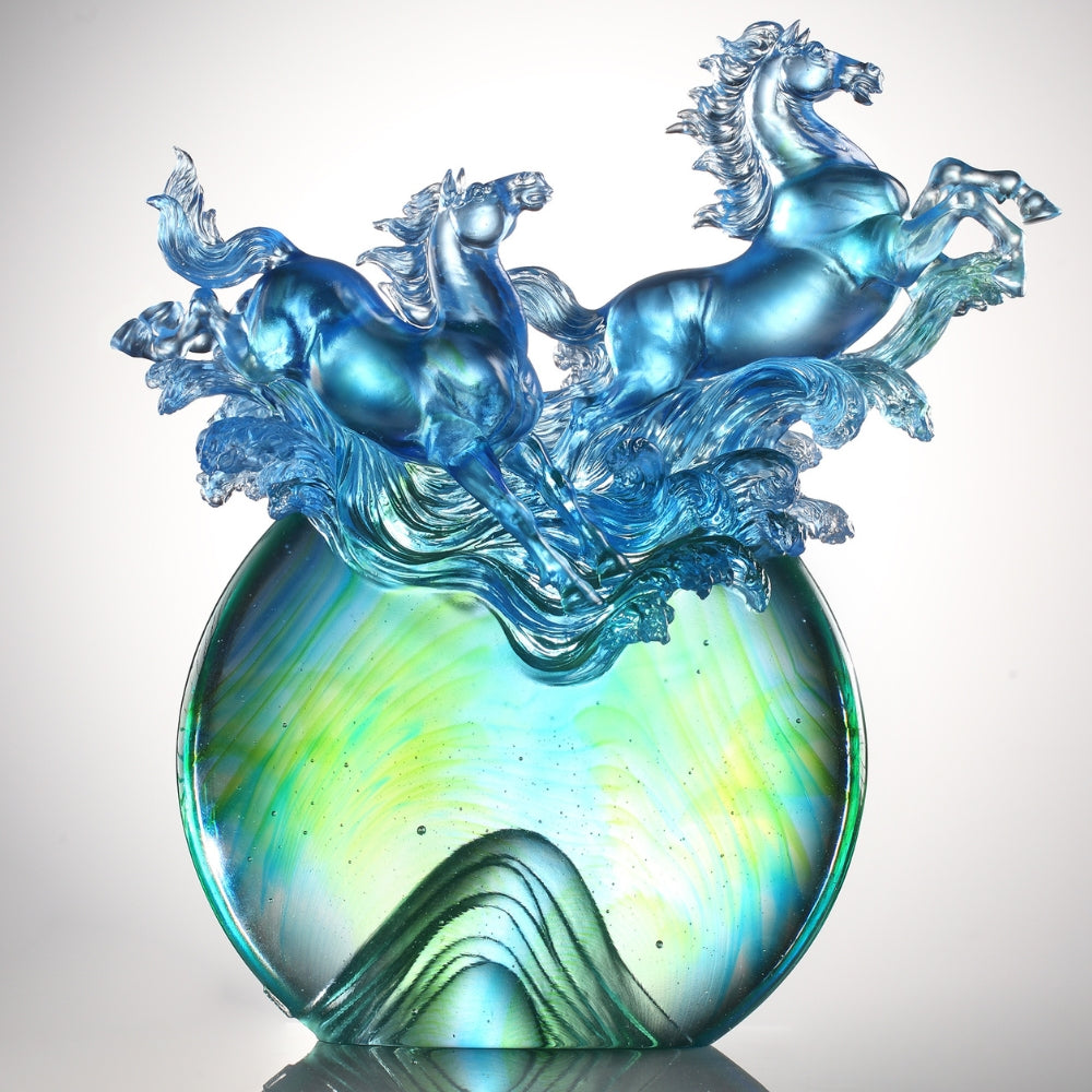 LIULI Crystal Art, Horse, Resembling water – ever in motion, ever alive