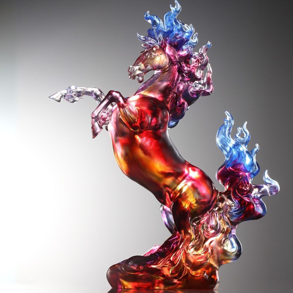 LIULI Crystal Art, Horse, A Glorious Occasion