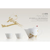 Bone China Tea Set (1 Teapot, 2 Teacups), Little Teapot—Plump Little Bird