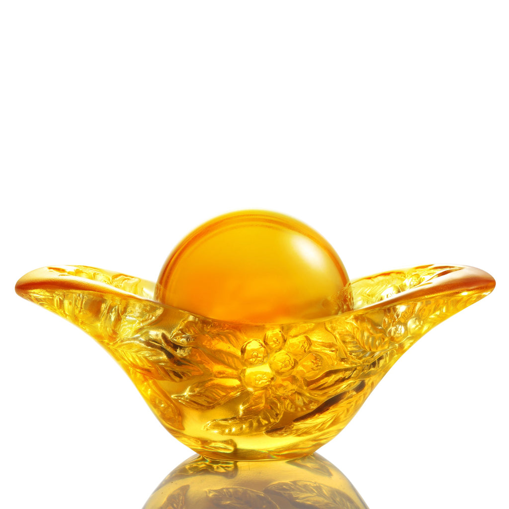 LIULI, Crystal Ingot, Loquat, Golden Fruit