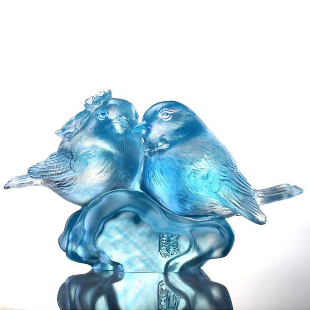 Crystal Bird Sculpture, Our Happiness