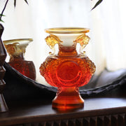 Crystal Chinese Vessel, Ding, Ascend and Gaze Upon Glory