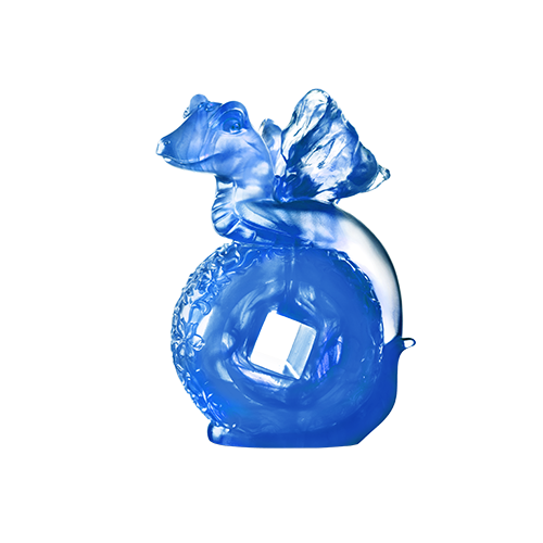 喜運來（琉璃動物,生肖蛇,歡樂,財富）