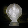 Crystal Buddha, Guanyin, Light Exists Because of Love-Wishes Fulfilled