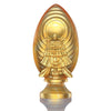 Crystal Feng Shui, Eight Auspicious Offerings, Victory Banner-Auspices Far and Wide - LIULI Crystal Art