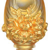 Crystal Feng Shui, Eight Auspicious Offerings, Lotus Flower-Auspicious Joyous Heart - LIULI Crystal Art