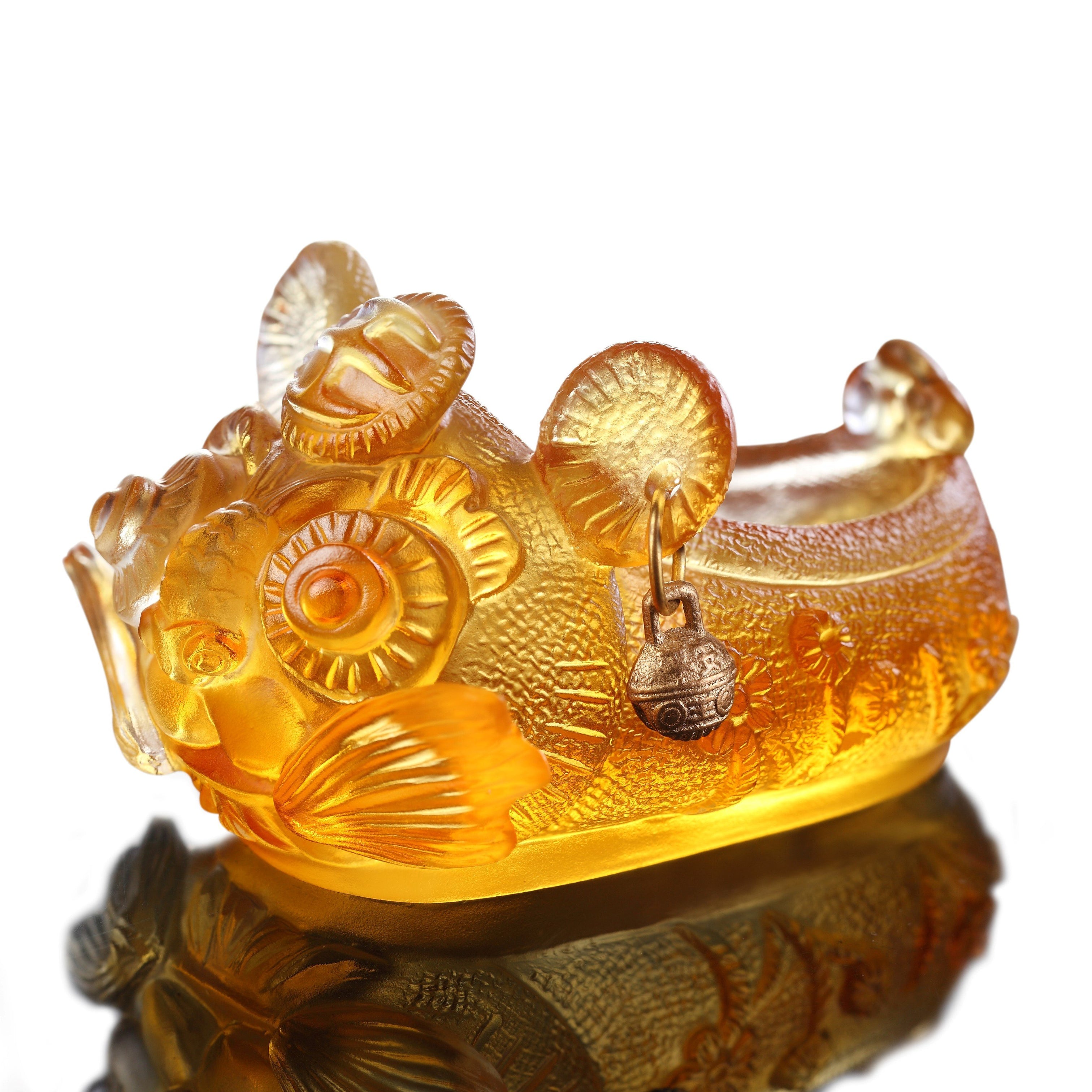 Crystal Animal Sculpture: Tiger Figurines – 琉璃工房(香港)