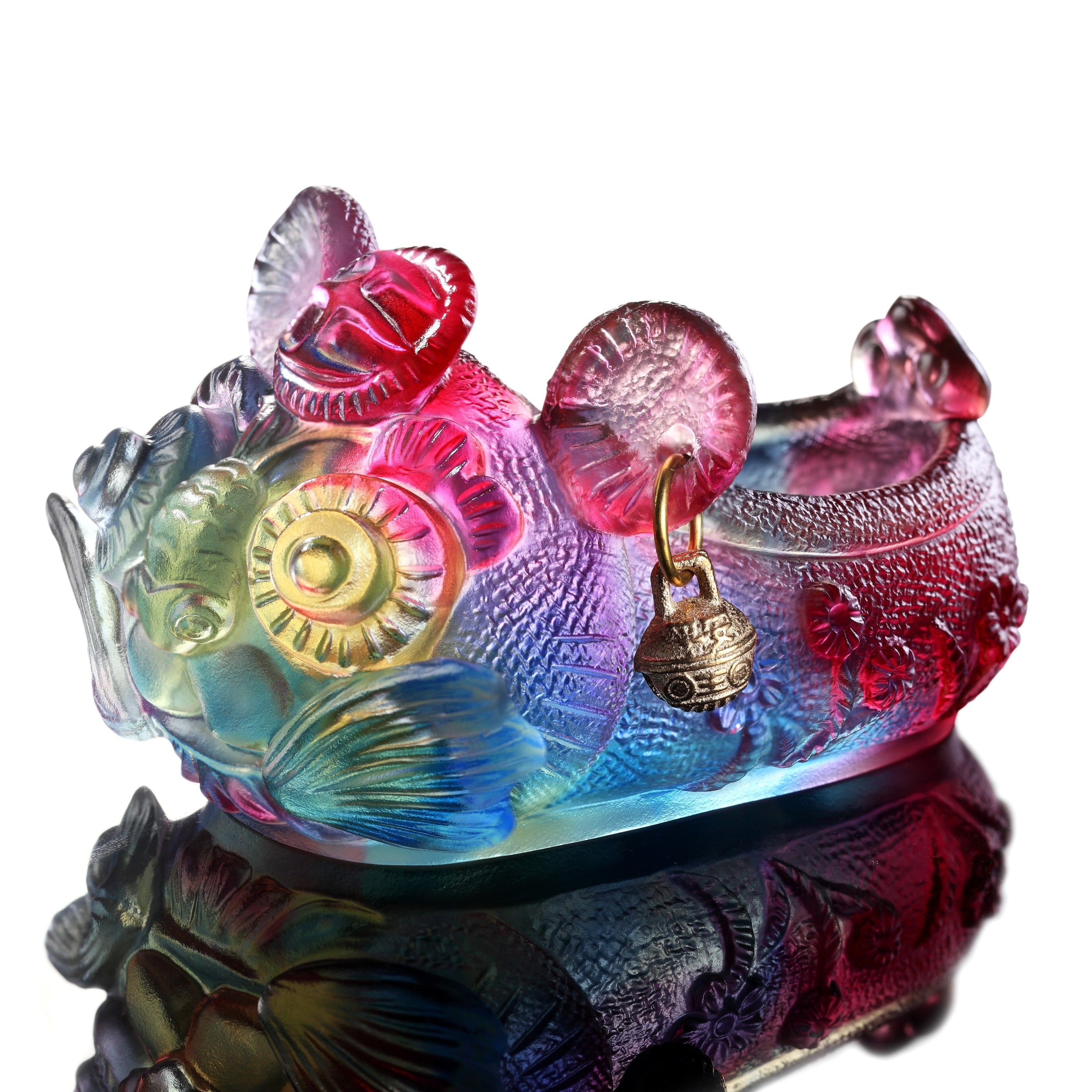 Crystal Animal Sculpture: Tiger Figurines – 琉璃工房(香港)