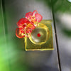Crystal Flower, Moth Orchid, Red Radiance - LIULI Crystal Art