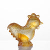 -- DELETE -- Rooster Figurine (Happiness is the King) - "Sunlit From Within" - LIULI Crystal Art