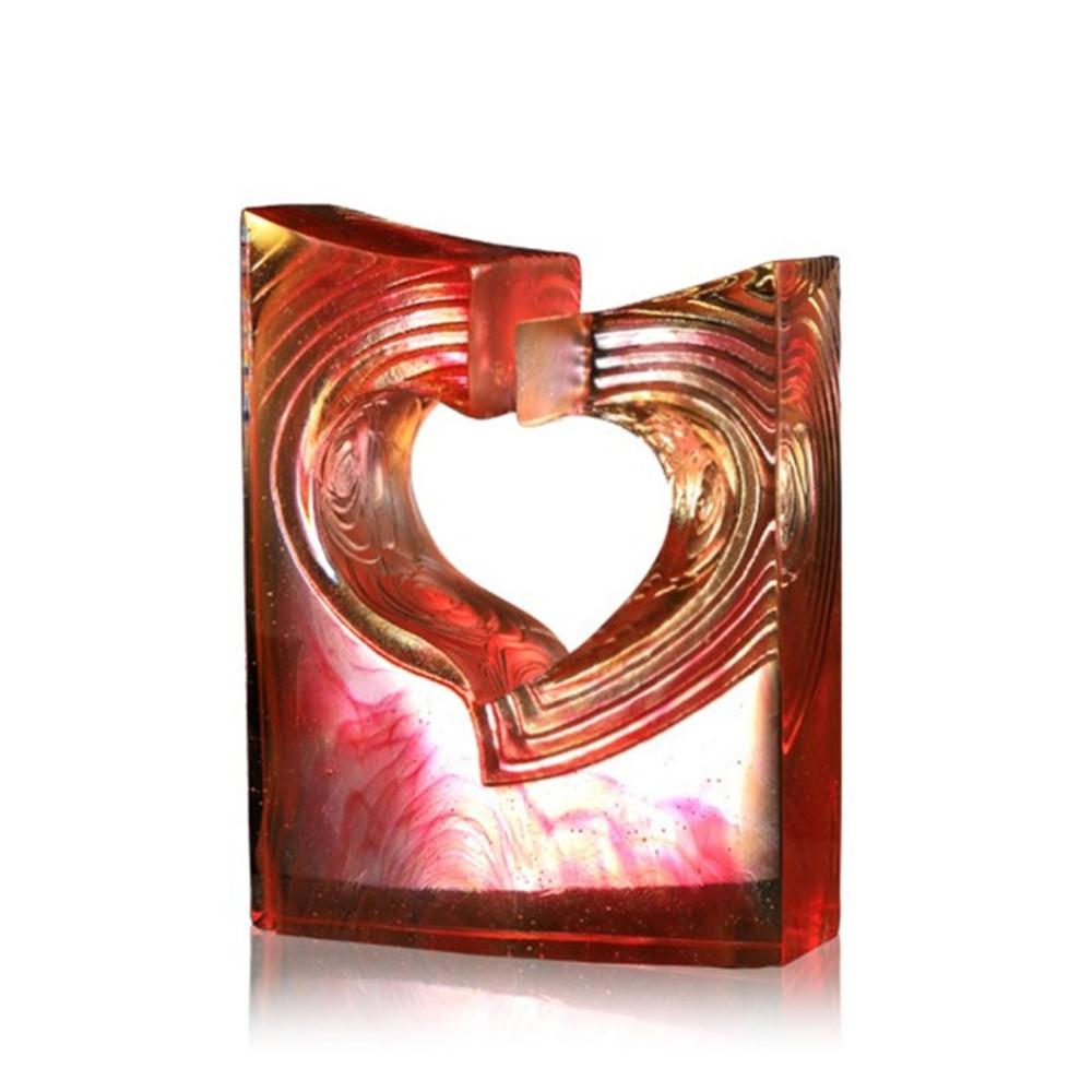 -- DELETE -- Heart Shape Figurine (My Only Love) - The One - LIULI Crystal Art