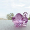 Crystal Zodiac, Animal, Year of the Dog, Prosperity Comes Along - LIULI Crystal Art