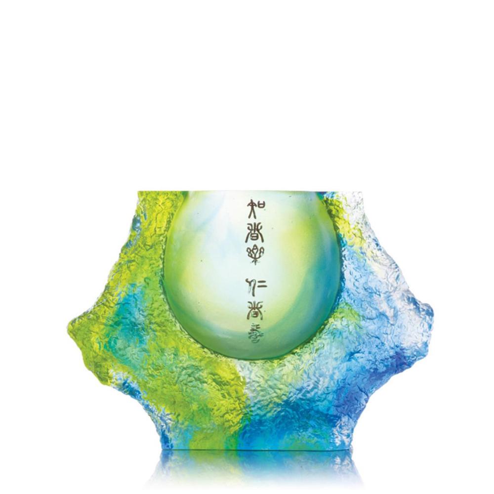 -- DELETE -- Crystal Vessel, Chinese Culture, Joyful in Life, Joy in Nature - LIULI Crystal Art