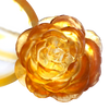 Crystal Flower, Camellia Bloom, Destined Harmony - LIULI Crystal Art