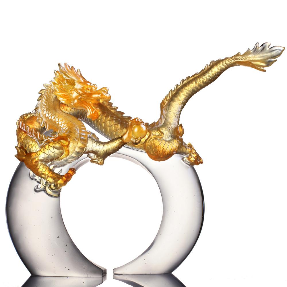 Dragon in Motion (Hope) - Odyssey Across Heaven and Earth - LIULI Crystal Art