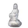 Crystal Buddha, Guanyin, Mortal Smile-Meditation in Spring Wind - LIULI Crystal Art