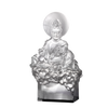 Crystal Buddha, Guanyin, Light Exists Because of Love-Tranquil, at Peace - LIULI Crystal Art