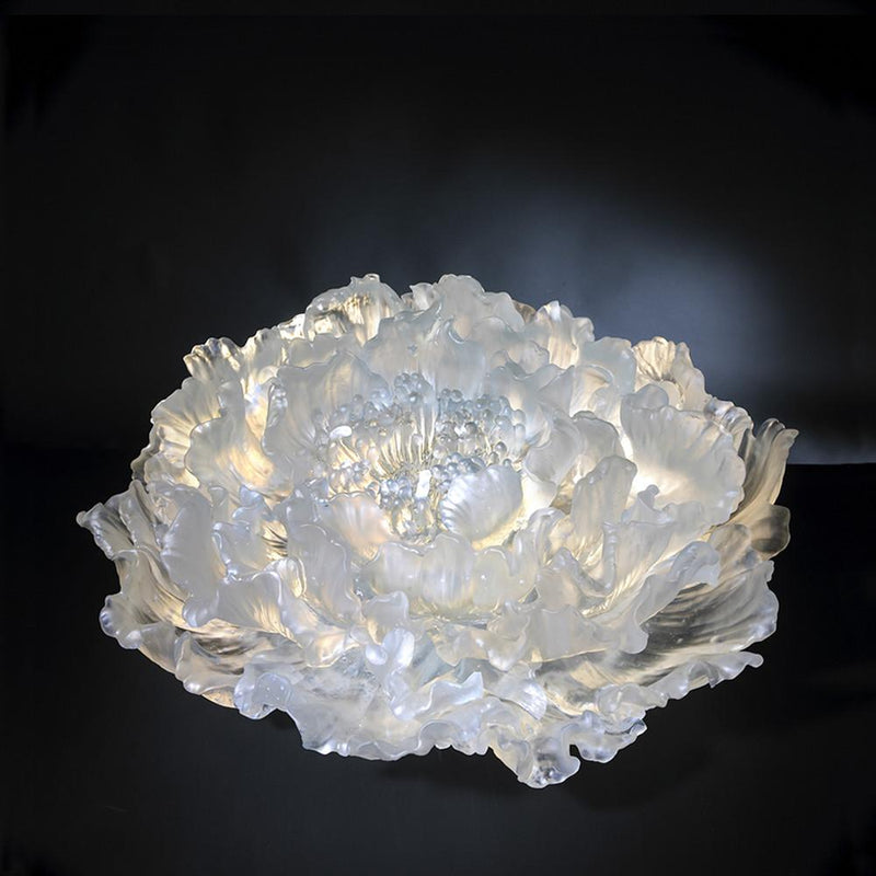 Crystal Flower, Peony, The Proof of Awareness-The Proof of Awareness (Collector's Edition) - LIULI Crystal Art