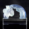 Crystal Flower, Hibiscus, Song of the Morning Flower (Special Edition, Come with Display Base) - LIULI Crystal Art