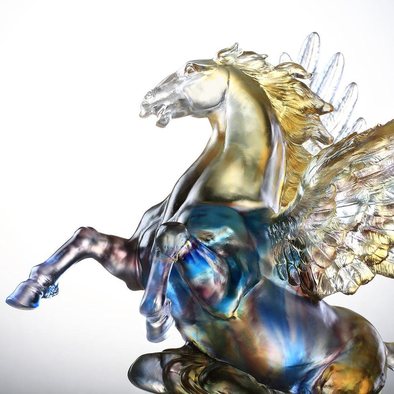 Crystal Animal, Horse, Rise - LIULI Crystal Art