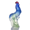 -- DELETE -- Rooster Figurine (Nobility) - "First Ray of Sunlight" - LIULI Crystal Art