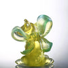 Crystal Animal, Pig, Forever in Happiness - LIULI Crystal Art
