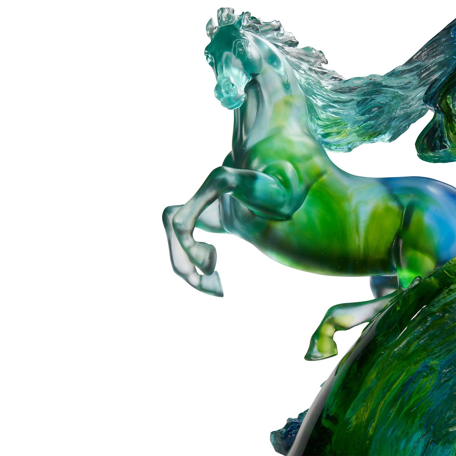 LIULI Crystal Glass Horse Sculpture, Accomplished – 琉璃工房(香港)