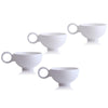 - Bone China Tea and Coffee Set (1 Tea Pot & 4 Cups) - Autumn Mountain (Set of 5) - LIULI Crystal Art